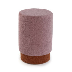 Stool Versa Light Pink Wood 33 x 47 x 33 cm