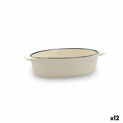 Saucepan Quid Cocco White Ceramic 19 x 10,5 x 5 cm (12 Units) (Pack 12x)