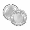 Snack tray Algon Silver Circular 35 x 35 x 2 cm (48 Units)