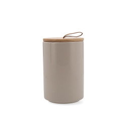 Jar Quid Ozon Beige Ceramic 10,4 x 16 cm (6 Units)