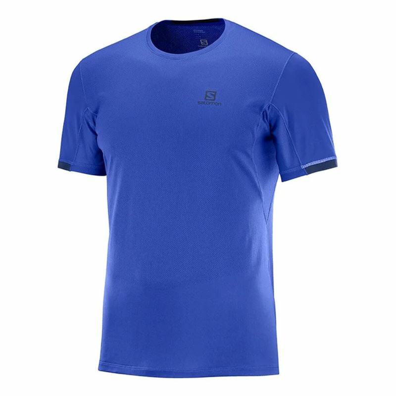 Men’s Short Sleeve T-Shirt Salomon Agile Dark blue