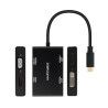 USB-C Hub NANOCABLE 10.16.4307 Black