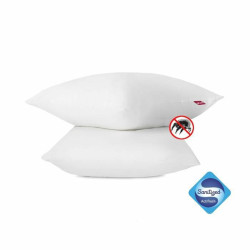 Pillow Abeil White 60 x 60 cm (2 Units)