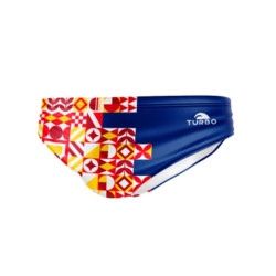 Men’s Bathing Costume Turbo España-Geo Blue S