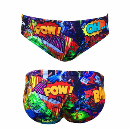 Men’s Bathing Costume Turbo Waterpolo Super Comic Multicolour