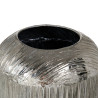 Vase 15 x 15 x 28 cm Silver Aluminium