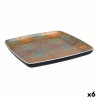 Flat Plate Viejo Valle Goji Black Melamin Squared 27 x 27 x 2,5 cm (6 Units)