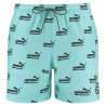 Men’s Bathing Costume Puma Logo AOP Light Blue