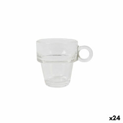 Piece Coffee Cup Set La Mediterránea Tower 90 ml 3 Pieces (24 Units)