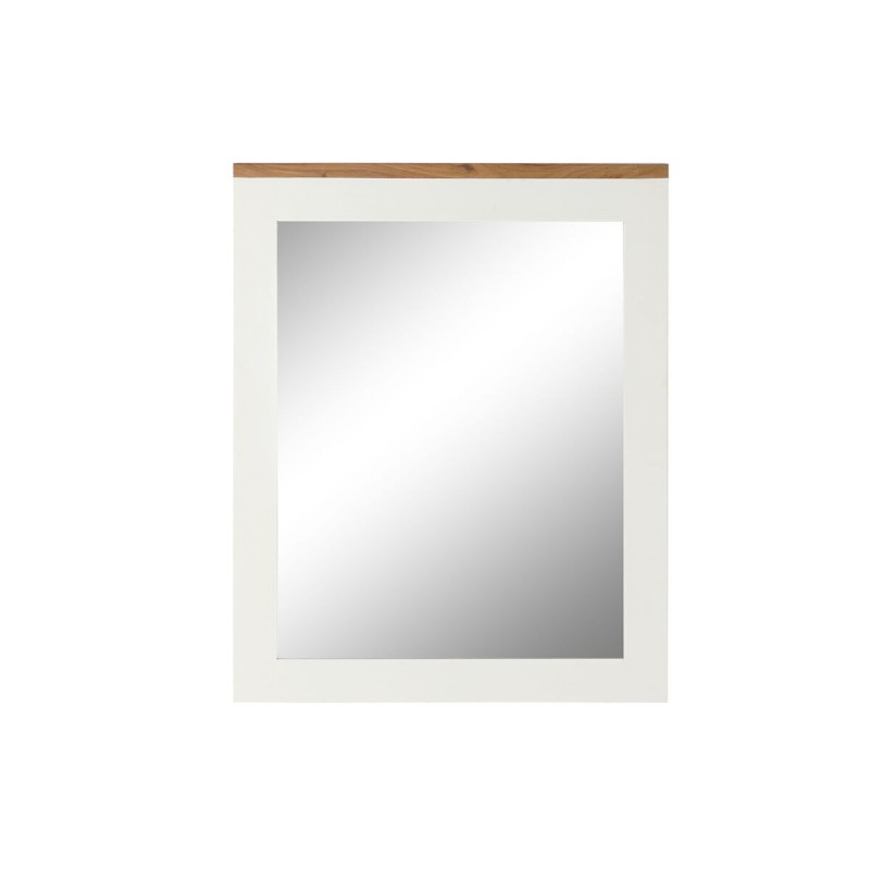 Wall mirror DKD Home Decor White Brown Acacia Mango wood Urban 90 x 1,5 x 113 cm