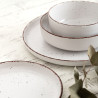 Dinnerware Set Quid Duna Beige Ceramic 12 Pieces