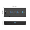 USB Hub Aukey CB-H3 Black