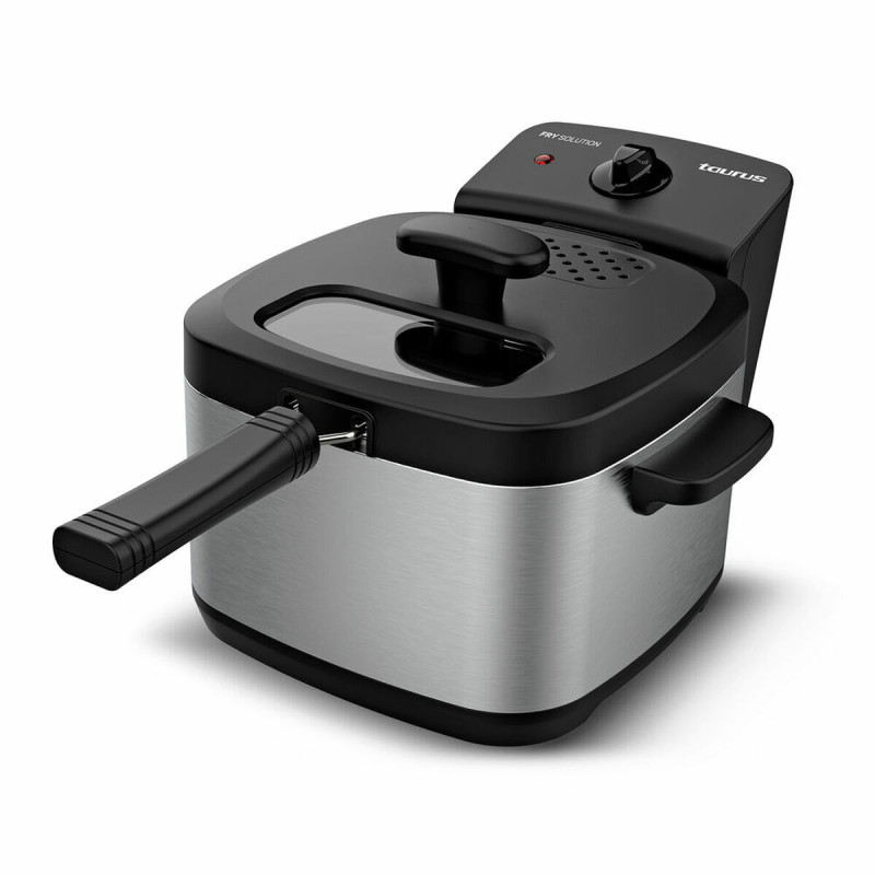 Deep-fat Fryer Taurus FRY SOLUTION 1,5 L Black Silver 1200 W