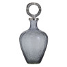 Vase Crystal Grey Metal Silver 20 x 20 x 30 cm