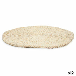 Table Mat Natural Esparto grass 40 x 40 x 2 cm (12 Units)