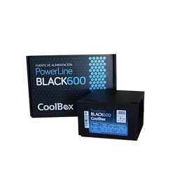 Power supply CoolBox COO-FAPW600-BK 600 W ATX Black Blue DDR3 SDRAM