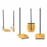 Dustpan Foldable Cream PVC Metal 28,5 x 87,5 x 31 cm (12 Units)