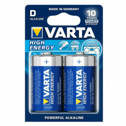 Battery Varta LR20 D     2UD 1,5 V 16500 mAh High Energy (2 pcs) 2 Ah 1,5 V 2 Pieces (10 Units)