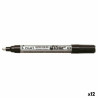 Permanent marker Pilot Disposable Silver (12 Units)