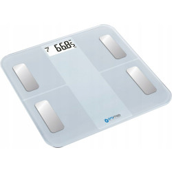 Digital Bathroom Scales Oromed ORO-SCALE White Acrylic 180 kg