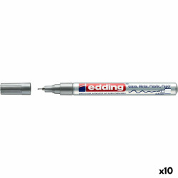 Permanent marker Edding 780 Silver (10 Units)