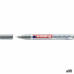 Permanent marker Edding 780 Silver (10 Units)