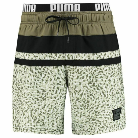 Men’s Bathing Costume Puma Swim Heritage Stripe Khaki