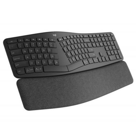 Wireless Keyboard Logitech ERGO K860 Grey Graphite Spanish Qwerty