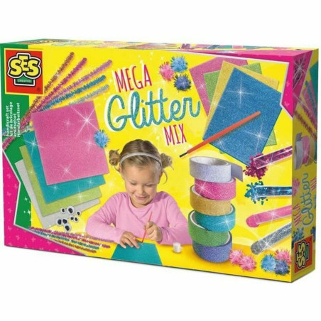 Craft Set SES Creative Mega Glitter Mix