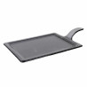 Tray Viejo Valle Black Glass 46 x 27 cm (4 Units)