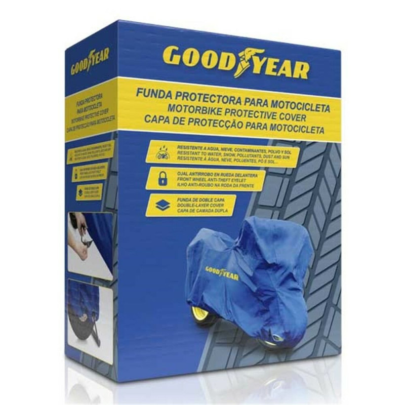 Motorcycle Cover Goodyear GOD7023 XXL Blue