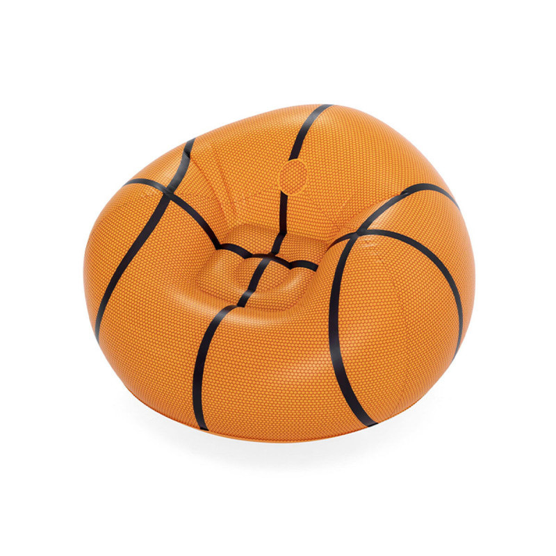 Inflatable Armchair Bestway Basketball 114 x 112 x 66 cm Orange