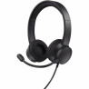 Headphones with Microphone Trust 25089 Black