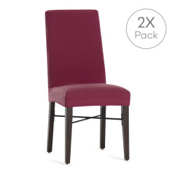 Chair Cover Eysa BRONX Burgundy 50 x 55 x 50 cm 2 Units