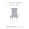 Chair Cover Eysa BRONX White 50 x 55 x 50 cm 2 Units