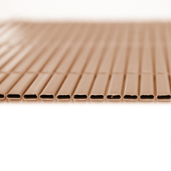 Garden Fence Brown PVC 1 x 300 x 100 cm