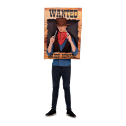 Costume for Adults My Other Me Wanted Cowboy One size (3 Pieces)