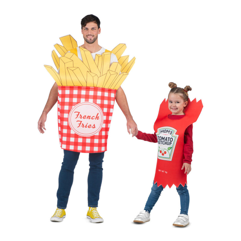 Costume for Adults My Other Me One size Fried Potatoes (chips) Ketchup