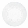 Flat plate Quid Viba Transparent Plastic 26 cm Ø 26 cm (12 Units) (Pack 12x)