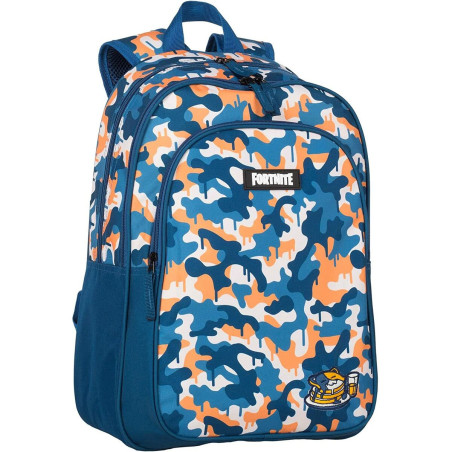 School Bag Fortnite Blue Camouflage 42 x 32 x 20 cm