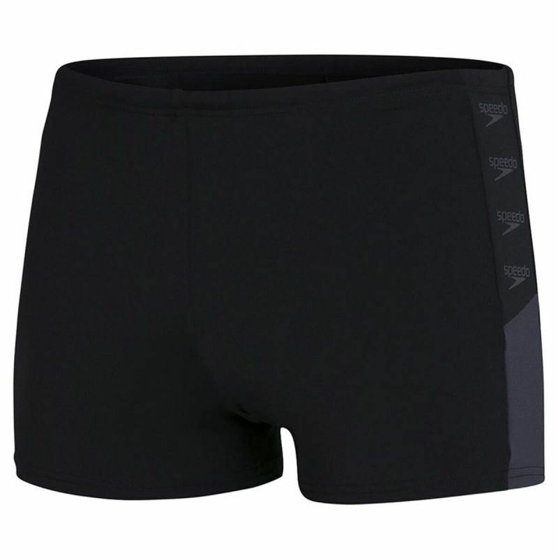 Men’s Bathing Costume Speedo Boom Logo Splice Aquashort Black