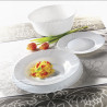 Dessert dish Bormioli Rocco Ebro White Glass (20 cm) (36 Units)