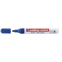 Liquid chalk marker Edding 4095 Blue (10 Units)