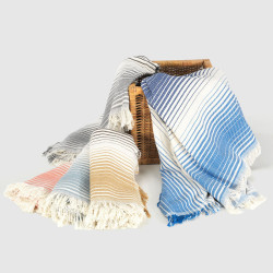 Beach Towel Alexandra House Living Ibiza Blue 125 x 180 cm