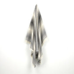 Beach Towel Alexandra House Living Ibiza Grey 125 x 180 cm