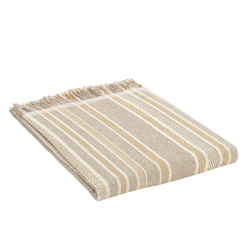 Beach Towel Alexandra House Living Salines Ocre 125 x 180 cm