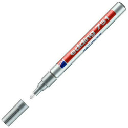 Permanent marker Edding 751 Silver (10 Units)