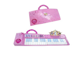 Toy piano Disney Princess Electric Foldable Pink