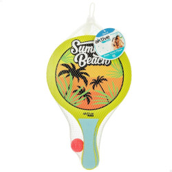 Beach Spades with Ball Aktive 23,5 x 38 x 0,8 cm (12 Units)