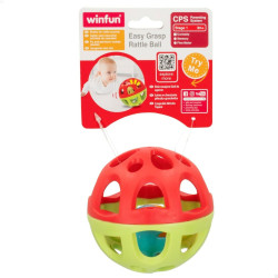 Rattle Winfun Ball 10 x 10 x 10 cm (12 Units)